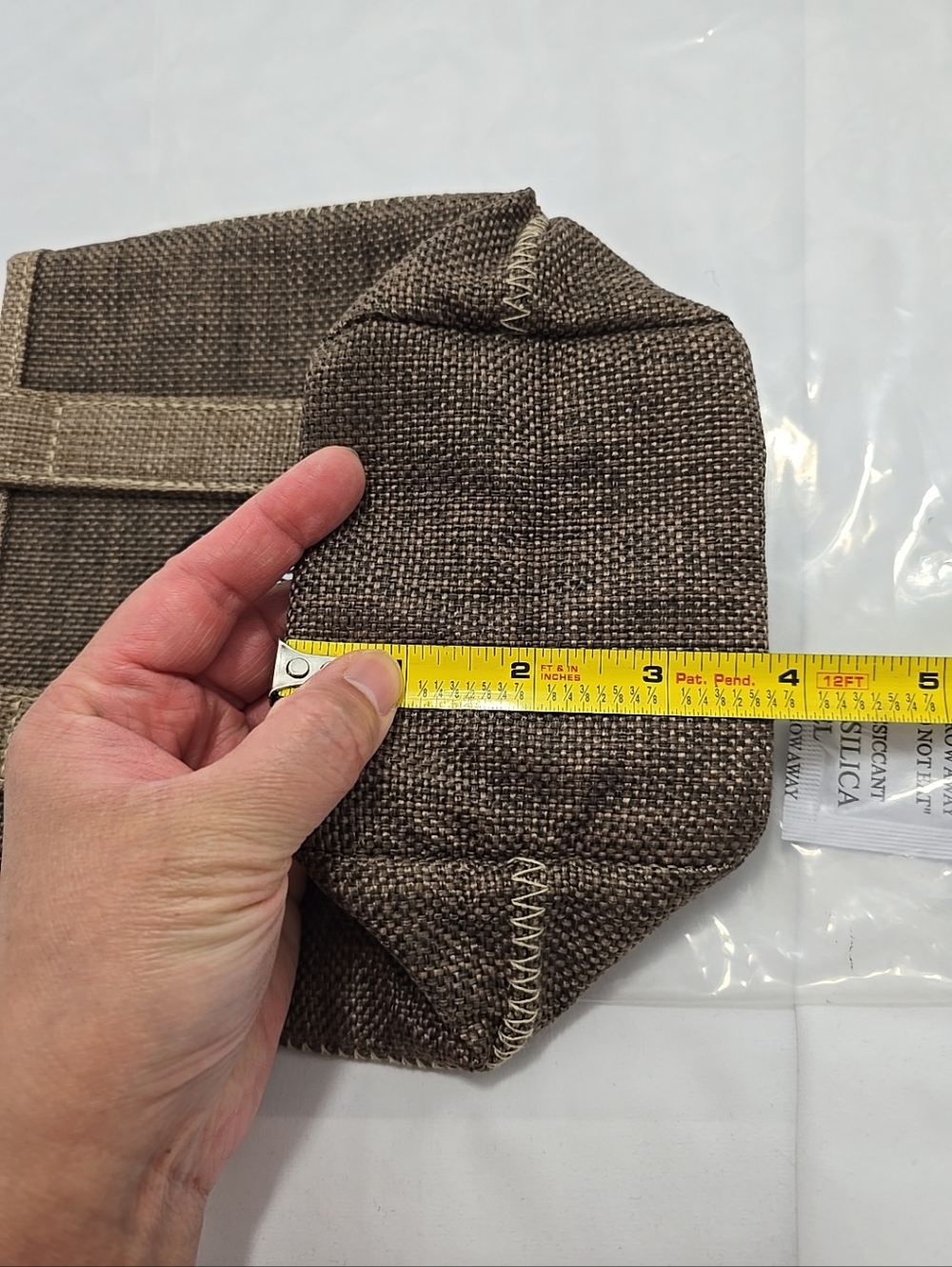 NWT Starbucks Merchandise Brown Goddess Style Cotton Linen Travel Mug Bag - Picture 11 of 13